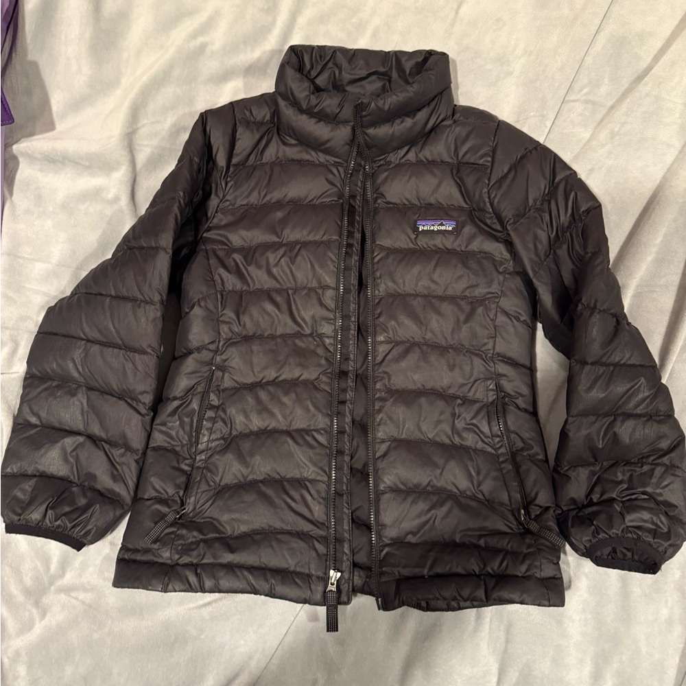 Patagonia Girls Black Puffer Jacket